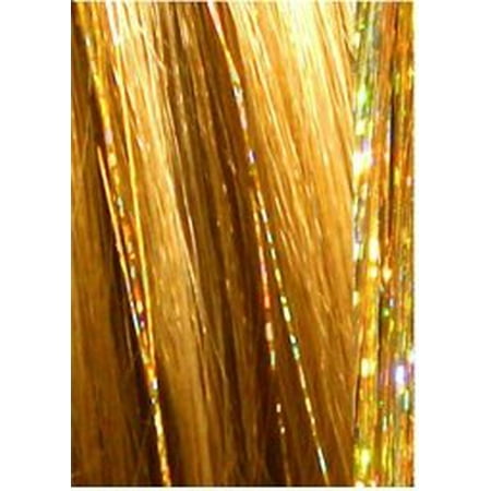20 Hair Tinsel 100 Strands Sparkling Gold Walmart Canada