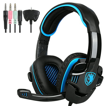 SADES ME333 Gaming Headset GT Stereo HiFi Gaming Headset Headphone with Microphone for PS4 Xbox360 PC Mac