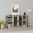 thumbnail image 5 of Bar Cabinet with Storage, Liquor Cabinet with Wine Rack for Liquor and Glasses, Bar Furniture for Dining Room, Living Room, Kitchen, 5 of 9