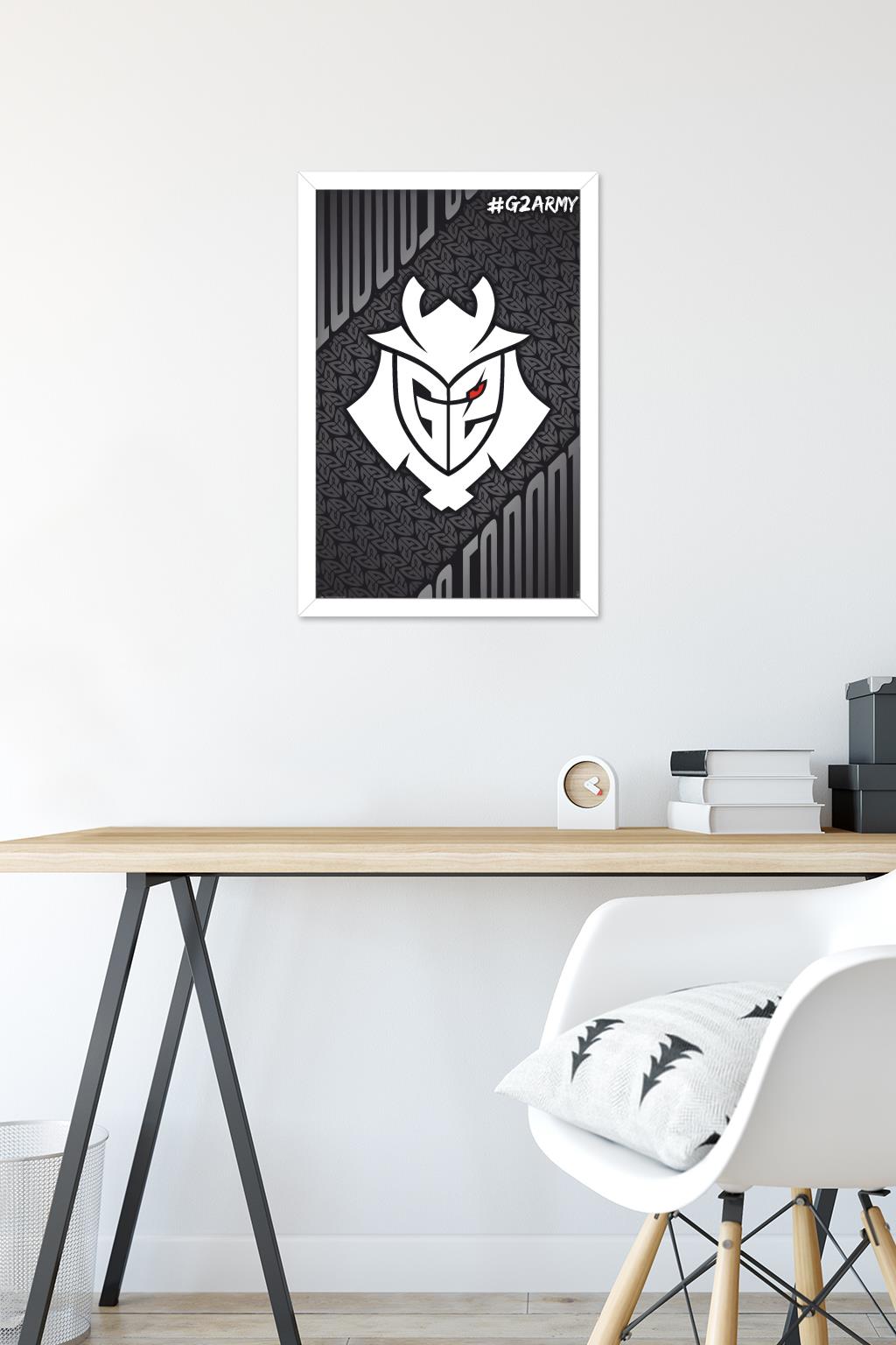 G2 Esports - G2 Army Wall Poster, 14.725" x 22.375" Framed