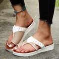 thumbnail image 1 of Sandalias planas de nuevo estilo, zapatos de playa de verano cómodos para mujer con suelas ergonómicas, chanclas Wmkox8yii ytu9143, 1 of 7