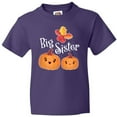 thumbnail image 3 of Inktastic Big Sister Pumpkins with Fall Leaves Youth T-Shirt, 3 of 5