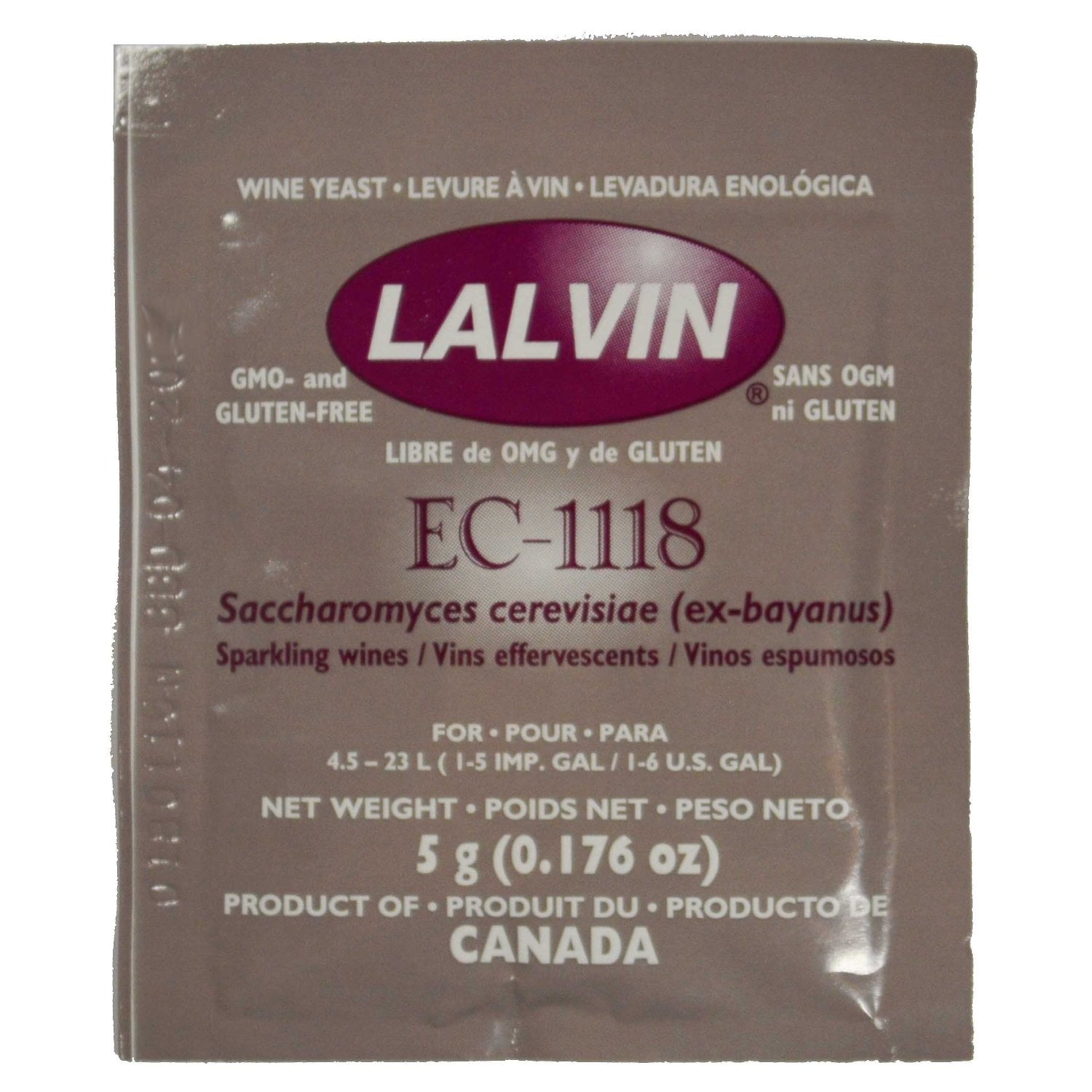 Lalvin EC-1118 Yeast by Lallemand Inc