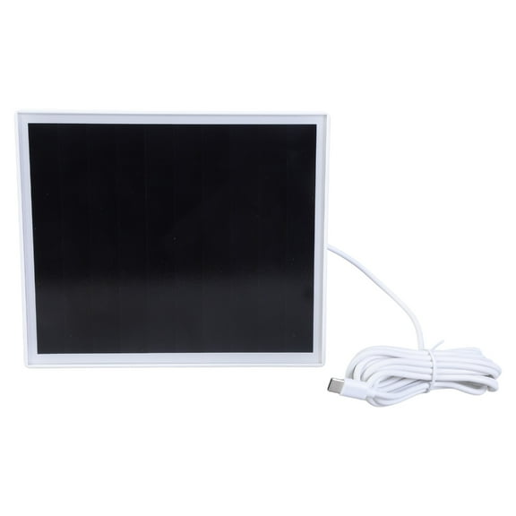 6W Solar Power Panel 5V Type C USB Charging forW1re1essCameras Weatherproof