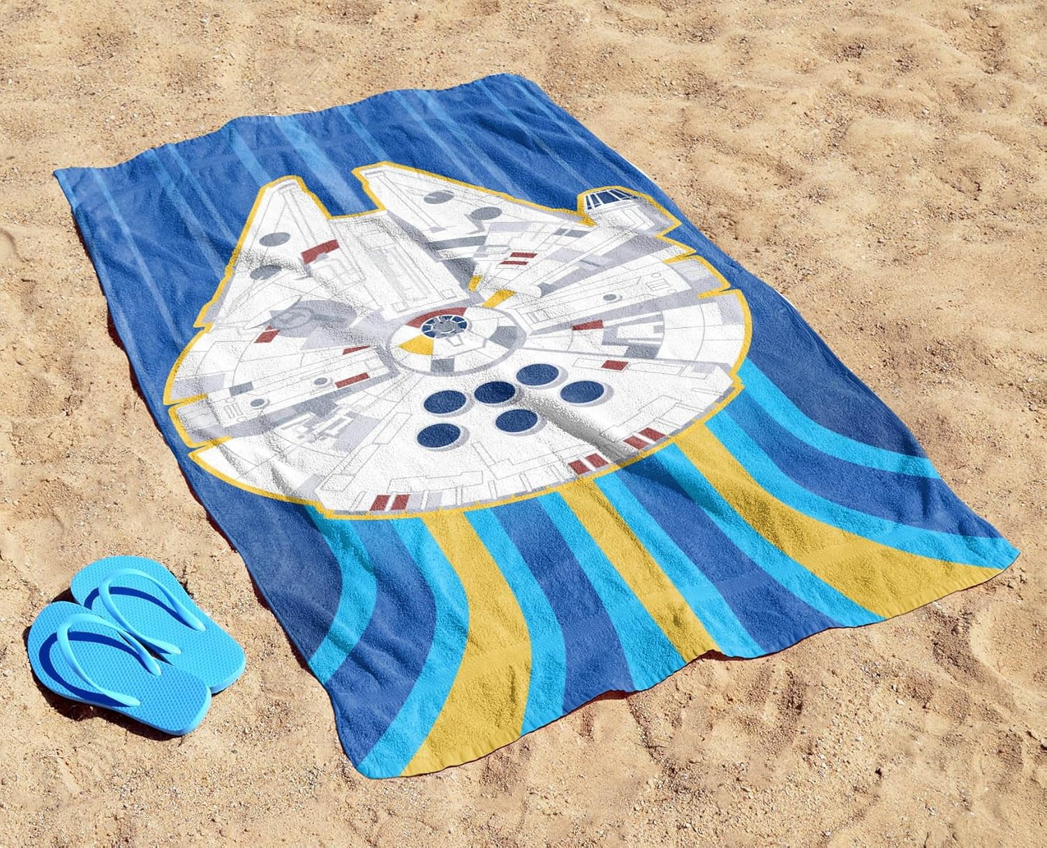 Star Wars Falcon Stripe Standard Beach Bath Towel