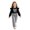 Gsets36-Black, variant on xaweyi Toddler Girls Bow Accent Long‑Sleeve Top & Printed Pants 2‑Piece Fashion Outfit Set for Fall Daily Casual Wear Size 4-5 Years