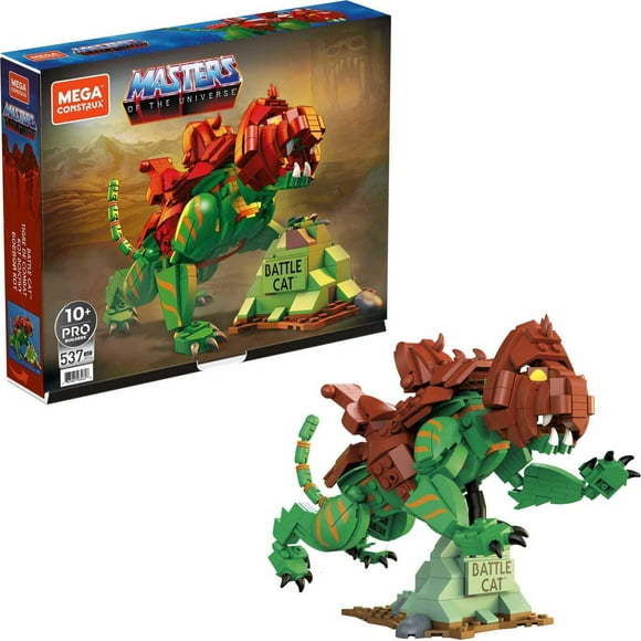 MEGA Masters of the Universe Battle Cat Buildable Action Figure Building Set - 537 pcs