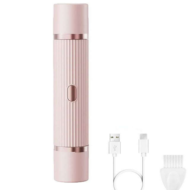 Peach Please Rasoir, Nouveau Rasoir à Double Tête 2025 pour Femmes, Rasoirs Électriques Please, Tondeuse Bikini Portable 2 en 1 Étanche pour Rasage à Sec et Humide pour Femmes (Rose)