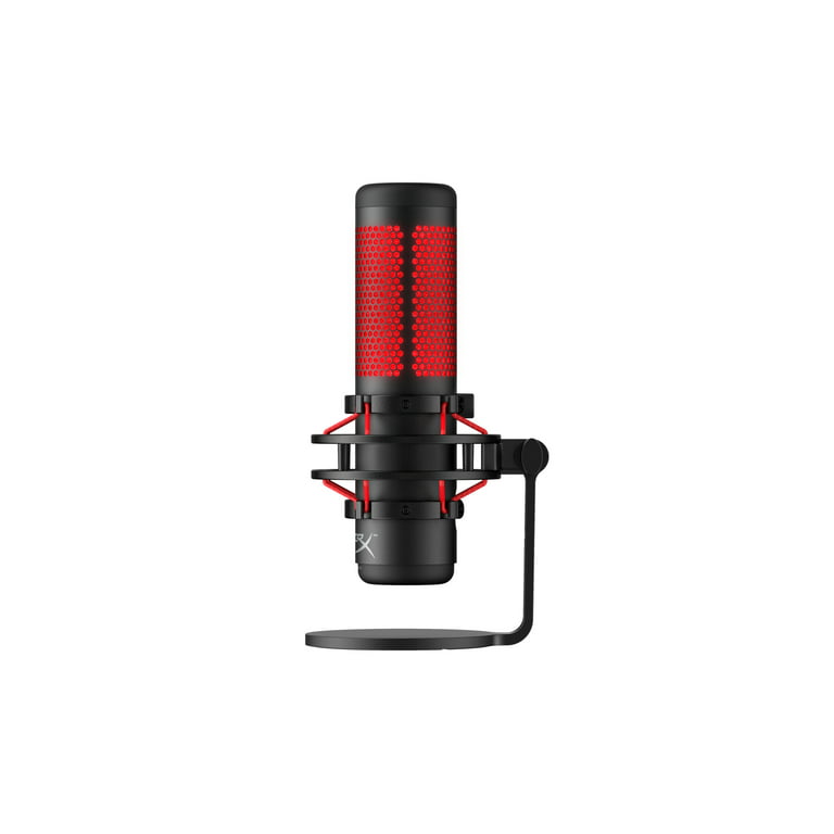 Bundle of HyperX QuadCast S – RGB USB Condenser Microphone for PC, PS4, PS5  and Mac, Anti-Vibration Shock Mount, 4 Polar Patterns, Pop Filter, Gain