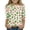 38#Green, variant on Girls Fruit Apple Print Tops 3/4 Sleeve Round Neck Casual Daily Fall Teen Blouses