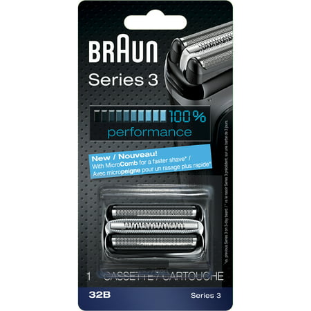 Braun Shaver Replacement Part 32 B Black - Compatible with Series 3