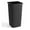 Black, variant on 19 Gallon Gray Square Trash Can, Plastic, Use