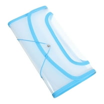 Masteelf 13-Section Receipt Organizer Accordion File Folder Ticket Holder Check Bill Wallet Pockets Envelope Folder for Document Storage Home Office Documents Cash Blue