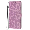 thumbnail image 2 of Leather For Google Pixel 11 Pro XL 6.8-inch Leopard Print Wallet Case, With Card Holder,Wristband,Magnetic Clasp Kickstand Folio Cover,Purple,For Pixel 11 Pro XL, 2 of 6