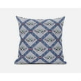 thumbnail image 2 of Amrita Sen CAPL475FSDS-ZP-18x18 Oreiller en Daim Lotus Paon avec Insert Gris Bleu Mer Rose, 2 of 4