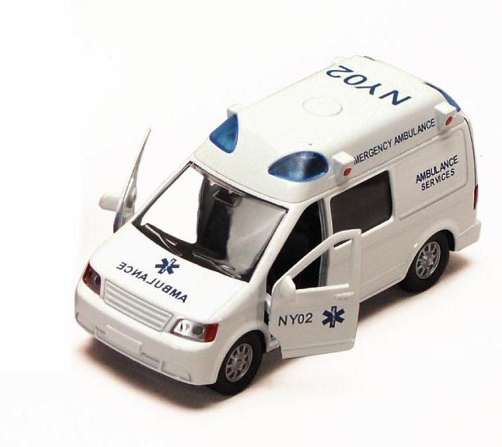 diecast ambulance with working lights