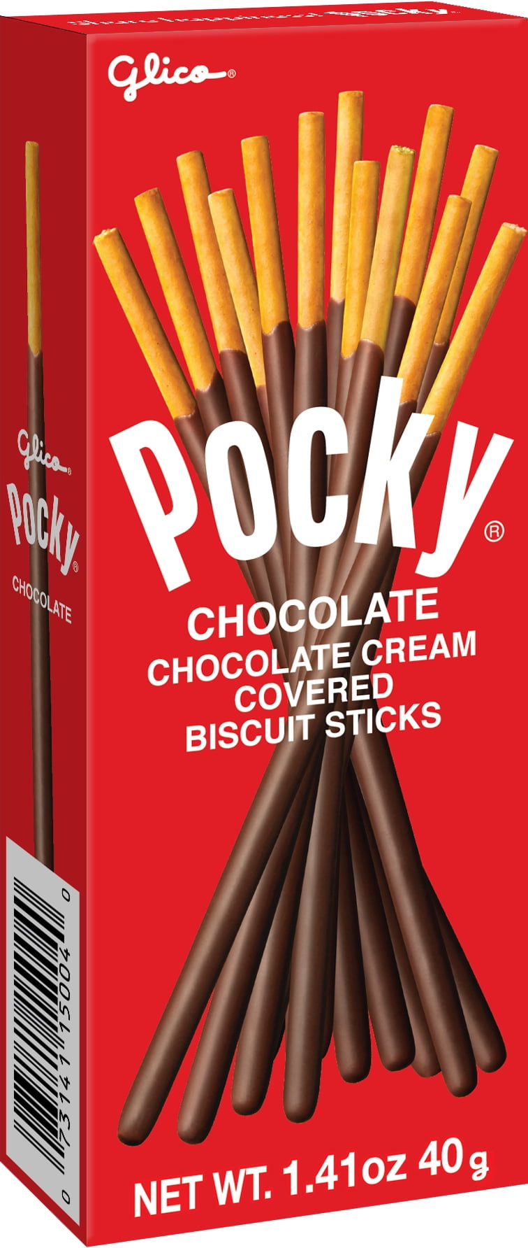 Pocky Chocolate Cream Covered Biscuit Sticks, 1.41 oz