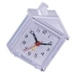 thumbnail image 3 of Reloj despertador portátil pequeño, compacto, de cuarzo, con pitido, para viajes, 12 diseños 2 blanco, 3 of 5
