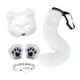 thumbnail image 4 of Conjunto de disfraz de cosplay Yuyangstore para Halloween con máscara, guantes, cola y collar, 4 of 8