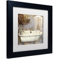 thumbnail image 2 of Trademark Fine Art "Salle de Bain I" Canvas Art by Color Bakery White Matte, Black Frame, 2 of 4