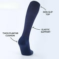 thumbnail image 3 of Boliang 3 Pair Softball Soccer Socks Baseball Football Socks for Youth Men and Women Baseball Softball Soccer Socks Knee High Over the Calf Sports Tube Socks For Teen, 3 of 5
