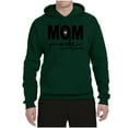 thumbnail image 2 of Wild Bobby, Mom Mode All Day Everyday Mother's Day Unisex Hoodie Sweatshirt, Forest Green, Medium, 2 of 6