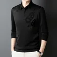 thumbnail image 3 of Sudaderas holgadas para hombre, polos nuevos para hombre, camisetas originales de manga larga estampadas, tendencias de moda 2024, estilo coreano de lujo informal, 3 of 5