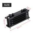 thumbnail image 2 of Motorcycle Oil Radiator, Oil Cooler Wear Resistant 1.8in Thick  For 50cc-125cc 140cc 150cc 200cc Dirt Pit Bike ANGGREK Oil Cooler Radiator, 2 of 8
