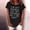Black plus size women's t-shirt a1, variant on Women's Plus Size T-Shirt Short Sleeve Round Neck Casual Basic Tee With Letter Print Holiday Vacation Everyday Fashion Top, Red S