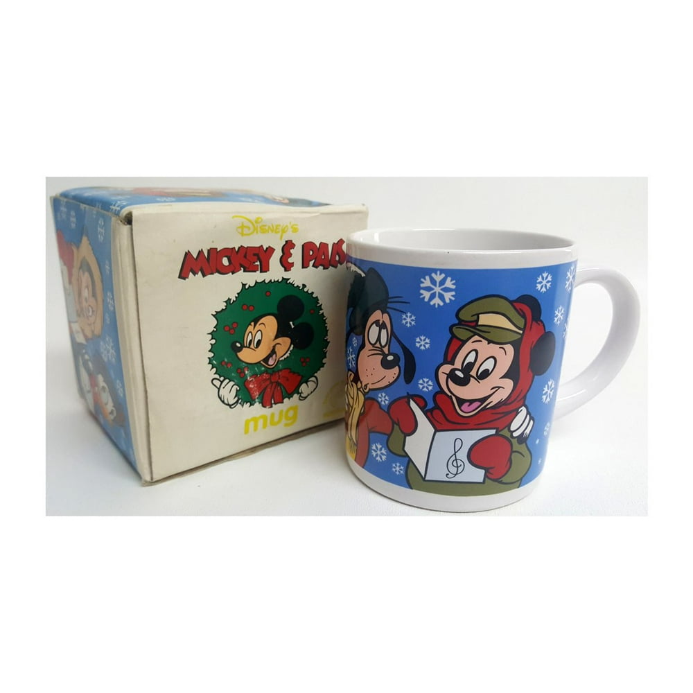 Vintage Disney Mickey & Pals Christmas Mug by Applause