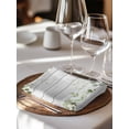 thumbnail image 6 of Sage Green Eucalyptus Leaves Cloth Napkins Set of 6 Reusable Dinner Napkins, Summer Botanical Weeping Wooden Cocktail Napkin Washable Table Napkins for Wedding/Holiday Party/Baby Shower 20"x20", 6 of 7