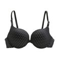 thumbnail image 4 of MesaSe Solid Color Light Front Buckle Back Adjustable Adjustment Bra Stripe Pad 3/4 Cup Bra, 4 of 6