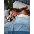 thumbnail image 3 of Blue Ombre Flat Sheets Only Queen Size, Soft Breathable Bed Top Sheets for Mattress, Farmhouse Vintage Wooden Striped Luxury Bedding Flat Sheets for Home Hotel Bedroom Bed Protection, 3 of 9