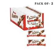 Pack Of 2 Kinder Bueno Crispy Creamy Chocolate Bar | 1.5 Oz Per Bar | GOLDENROW