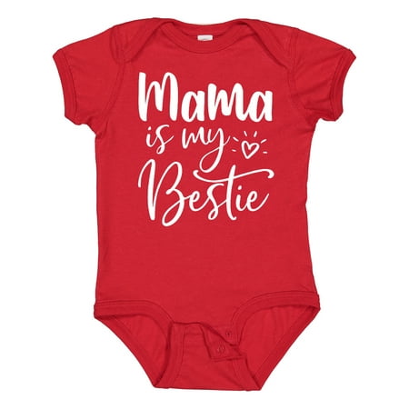 

Inktastic Mama is My Bestie Gift Baby Boy or Baby Girl Bodysuit