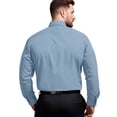 thumbnail image 2 of Youclos Men's Stretch Slim Fit Long Sleeve Shirt - Soft Long-Lasting Stretch Wear for Daily Commute and Business Casual, 2 of 6