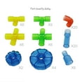 thumbnail image 4 of Bloques de tubos transparentes, bloques de tuberías de agua de juguete, juguete de vástago, construcción Montessori, bloques de ensamblaje para niños Hugo Juguetes de construcción, 4 of 7