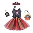 thumbnail image 3 of Disfraces de pirata para niños y niñas, fantasía Infantil, vestido de fantasía, ropa de Cosplay, disfraz de fiesta de Carnaval de Halloween, 3 of 5