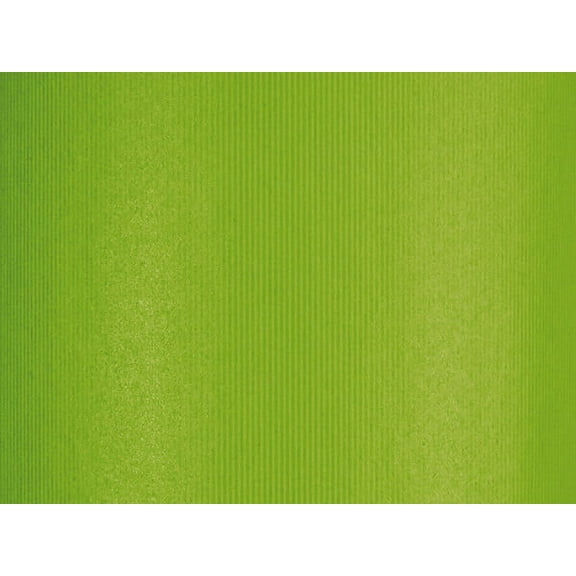 1 Pack, Groove Stripe Apple Green Wrapping Paper, 26" x 417', Half Ream Roll for Party, Holiday & Events, Made in USA