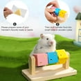 thumbnail image 4 of BESTSKY 2026 New Hamster Enrichment Toys,Hamster Toys,Hamster Chew Toys,Wooden Small Animal Cage Accessories,For Syrian & Dwarf Hamsters,Gerbils,Rats, 4 of 7