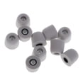 thumbnail image 2 of 5 pairs of 4.5 mm memory foam tips ear tips for headphones M gray, 2 of 7