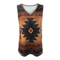 thumbnail image 2 of Women's Sleeveless Casual Tank Tops T-Shirt V-Neck Tank Vest Pullover Blouses (Coffee M), 2 of 6