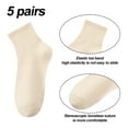 thumbnail image 2 of Socks cotton girls' solid color socks sports spring and summer socks cotton socks, 2 of 5
