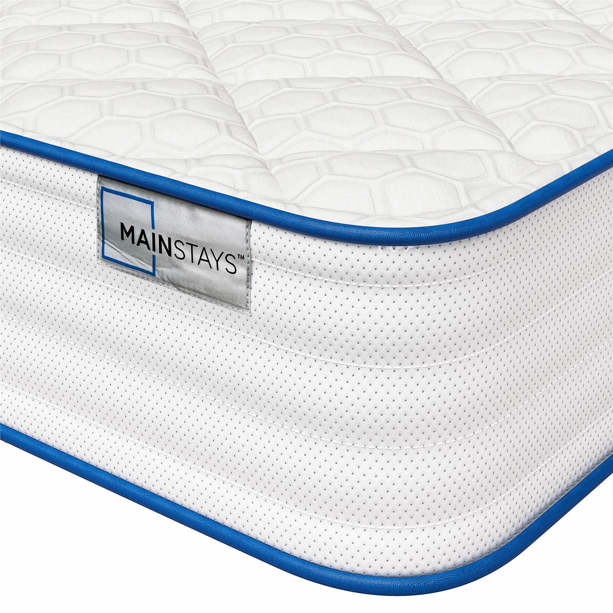 Mainstays 8" Pocket Spring Hybrid Bed Mattress in a Box, Medium Firm Full