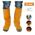 thumbnail image 6 of Leather Flame Retardant Welding Spats Protective Shoes Feet Cover Safety Protection Welder Tool Shoes Covers ,Great Choice, 6 of 6