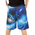 thumbnail image 2 of Hype - Bermudas Lightning Sky Outline Letra Pequeña Niños (Azul, Blanco), 2 of 3