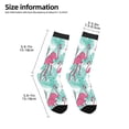 thumbnail image 2 of Rocae Flamingo for Girls Boys Crew Socks,Children's Socks, Kids Socks, Toddler Socks: Daily Wear with Kids School Uniform, 2 of 5