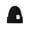 Black, variant on Women's Solid Color Knit Beanie Hat, Cable Knit Design with Rolled Brim and Ear Flaps for Winter Warmth, Casual Wool Blend Hat for Cold Weather Protection and Street Style JN