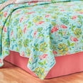 thumbnail image 2 of Flamingo Garden Tropical Theme Full/Queen 3 Piece Quilt Set, 2 of 6