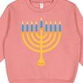 thumbnail image 3 of Inktastic Hanukkah Chanukah Menorah Toddler Sweatshirt, 3 of 4